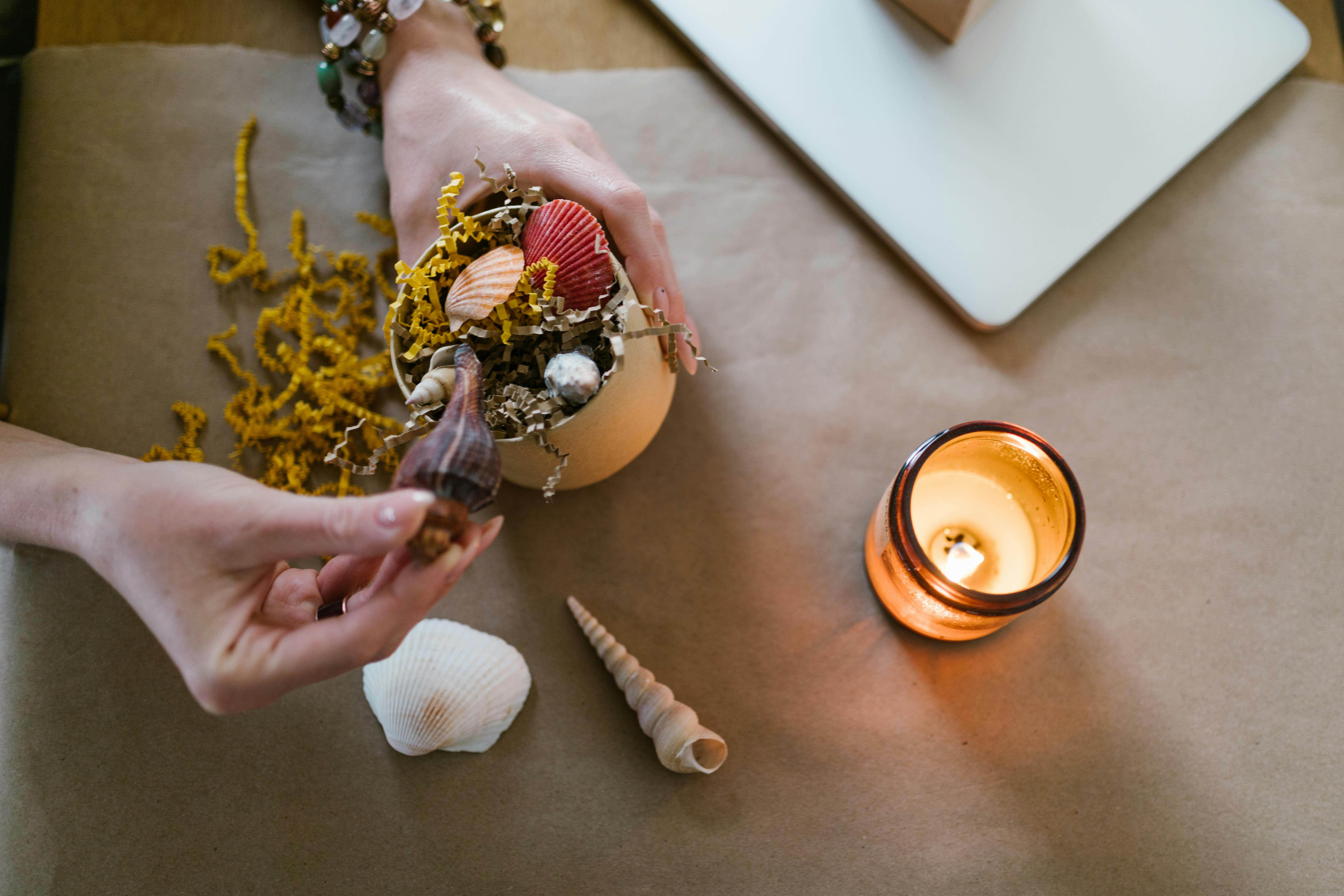 Candle pouring