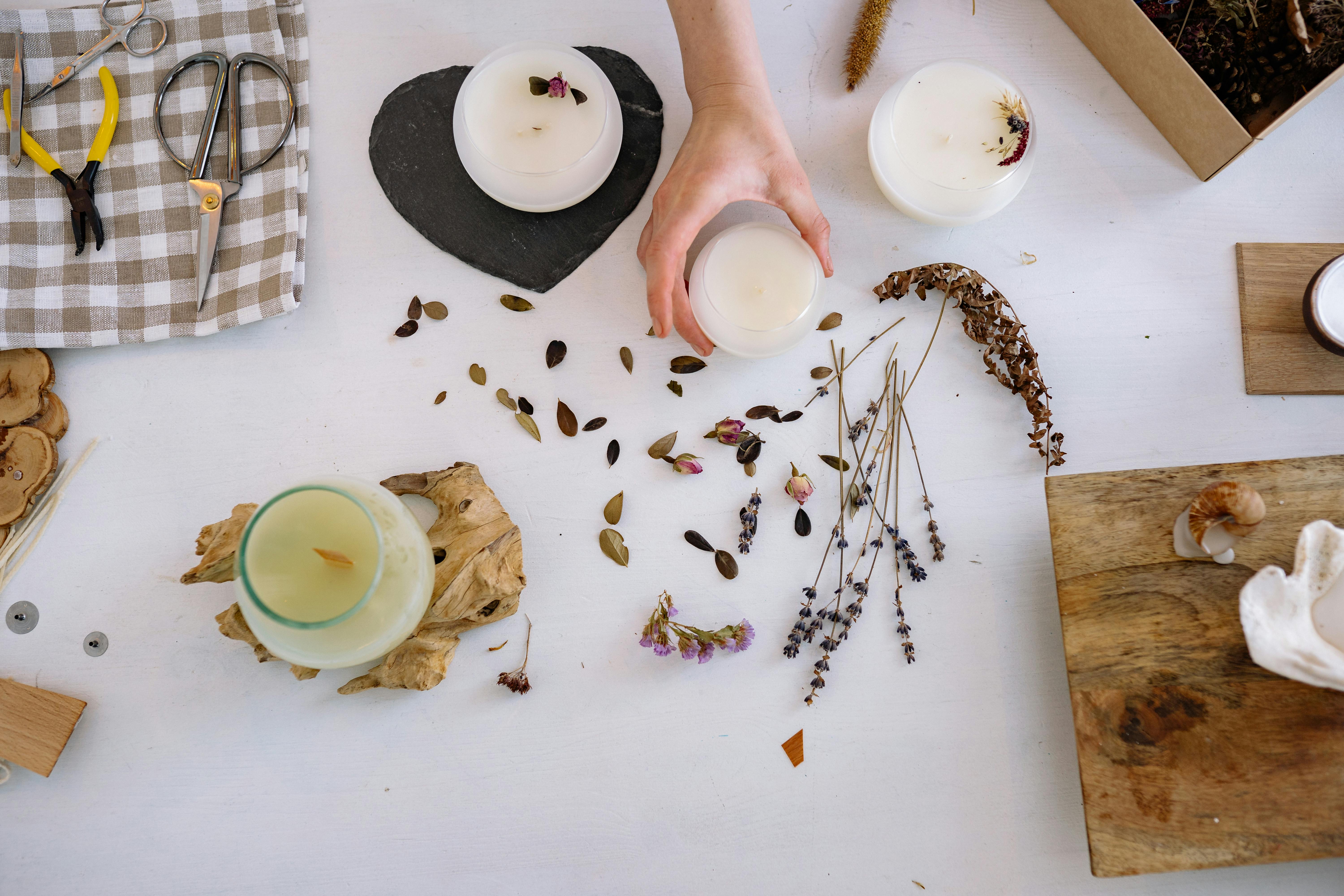 Soy wax candles